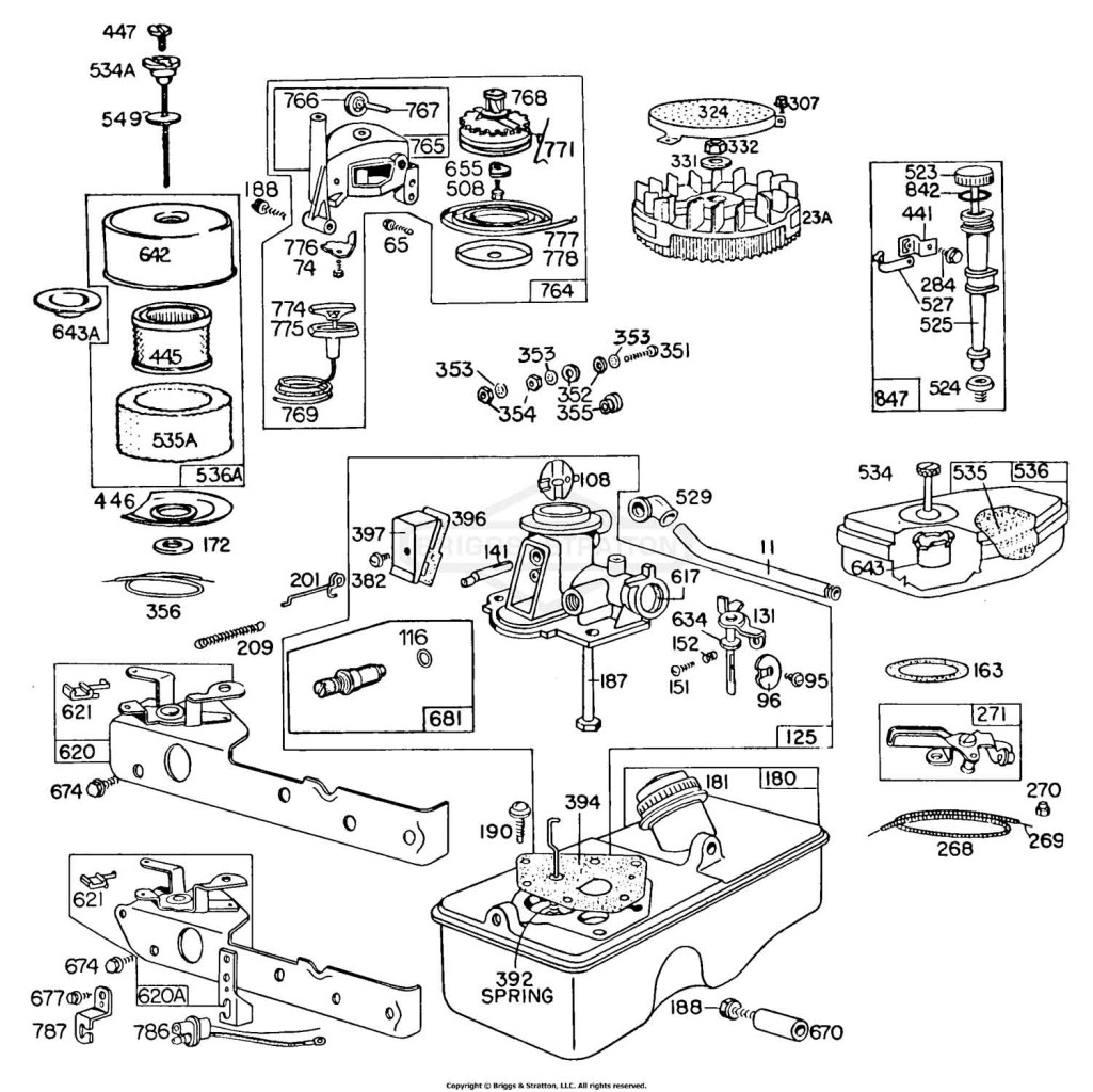 Carburetor and Fuel Tank Assy.