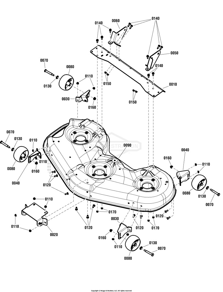 46 Deck Housing Assembly