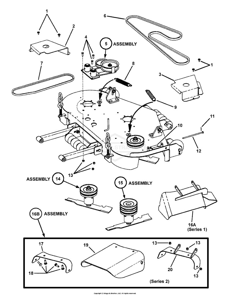 52 CUTTING DECK ASSEMBLY PT.2