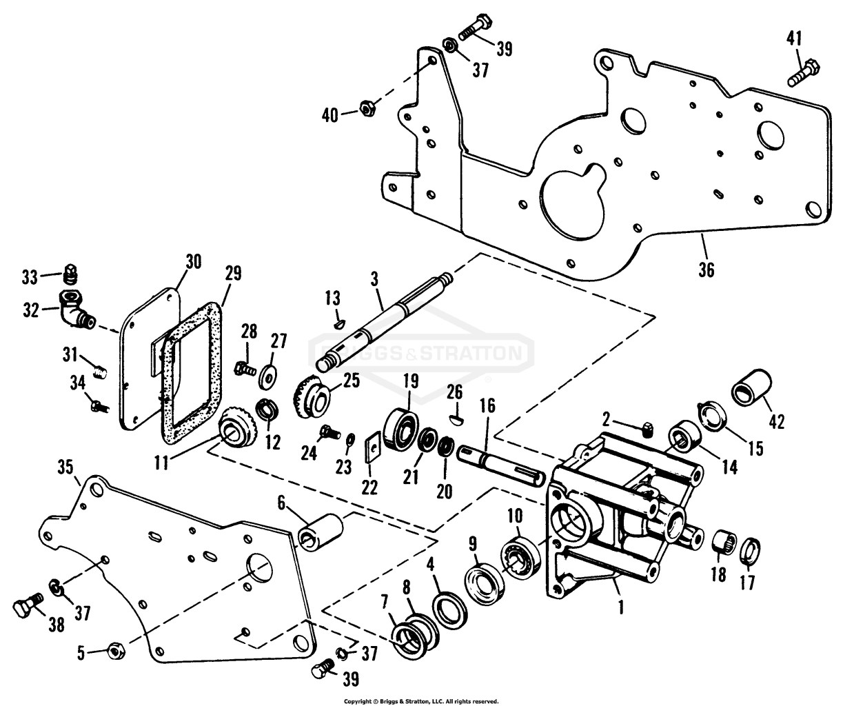 BEVEL GEAR HOUSING