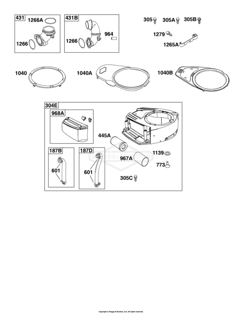 AIR CLEANER, BLOWER HOUSING