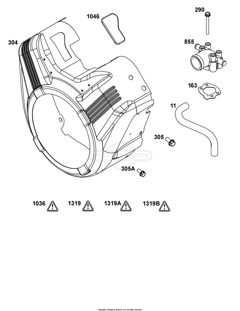 Blower Housing and Air Cleaner Group