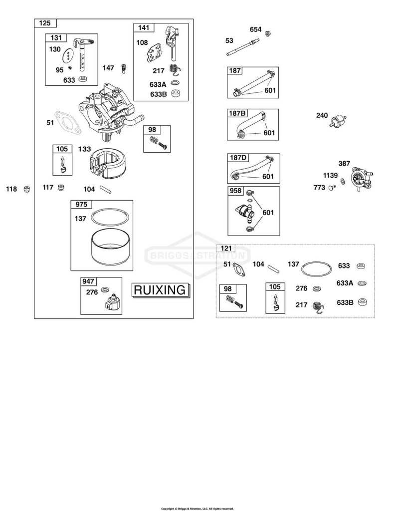 Carburetor and Fuel Supply Group