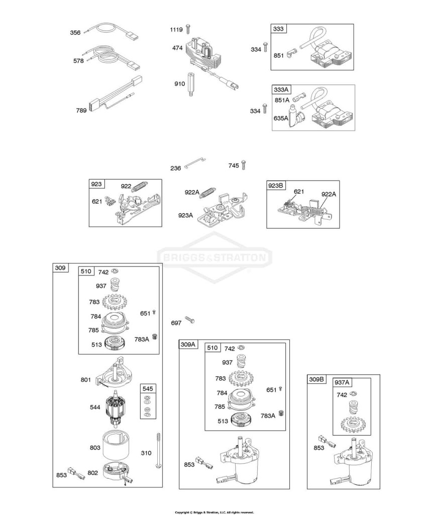 Alternator, Electric Starter, Electrical, Flywheel Brake, Ignition