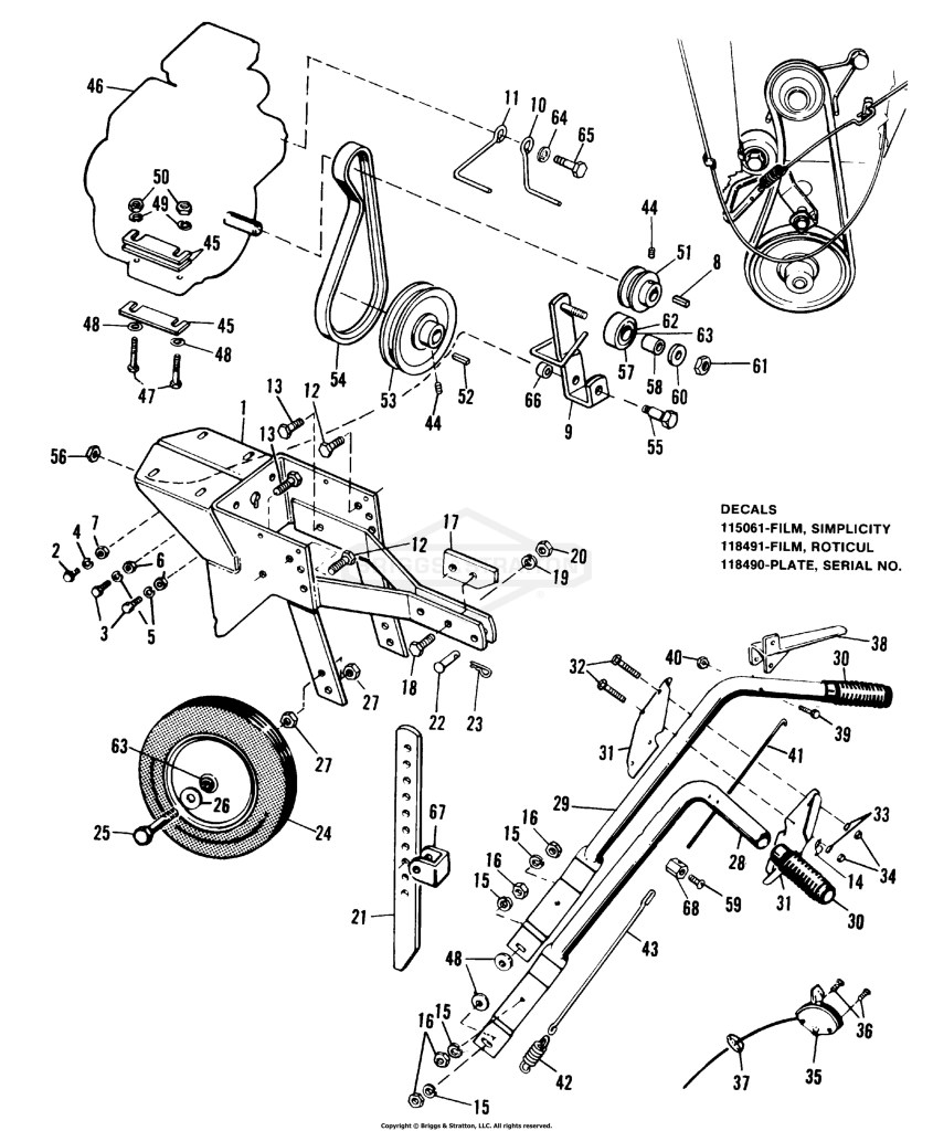 Frame, Handles & Controls