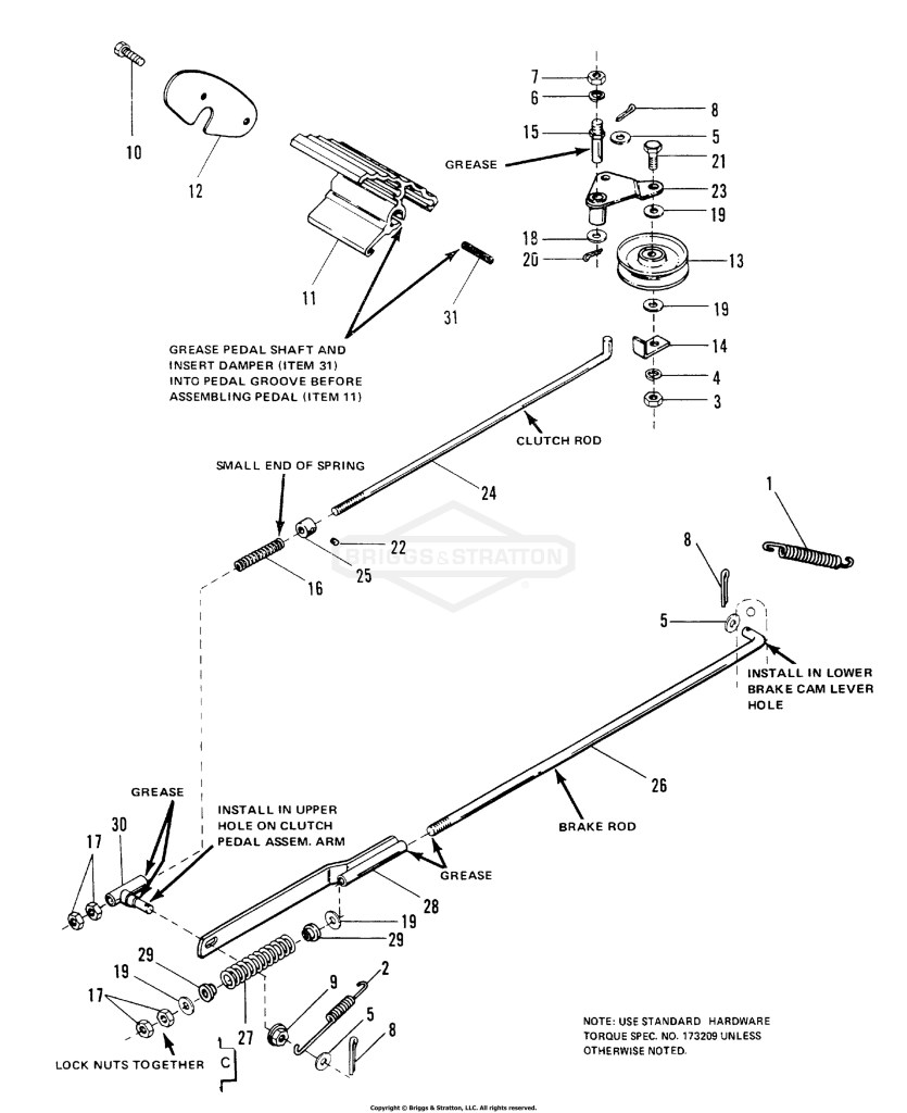 Brake & Clutch Group (4108MS, 4108ES, & 4111)
