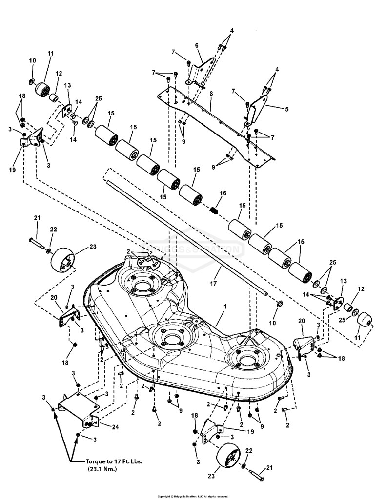 46 Deck Housing Assembly