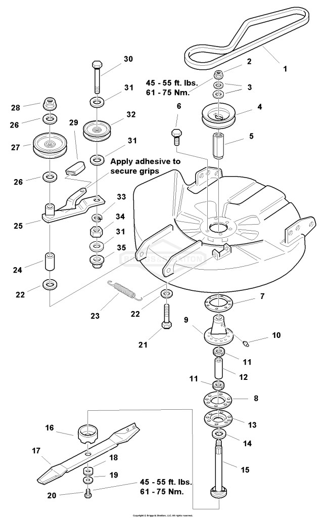 30 Mower Deck - Drive & Arbor