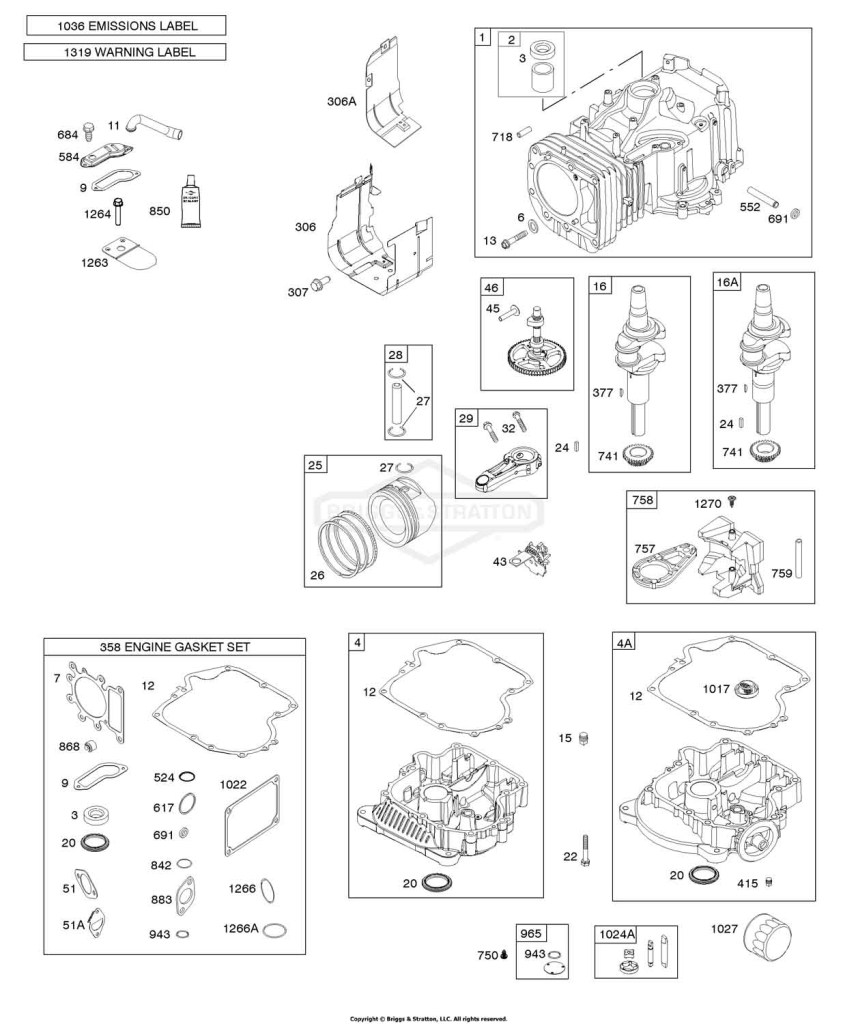 CAMSHAFT,CRANKSHAFT & COUNTER BALANCE, CYLINDER, ENGINE SUMP OIL FILL & BREATHER, LUBRICATION, PISTON, RINGS, CONNECTING ROD
