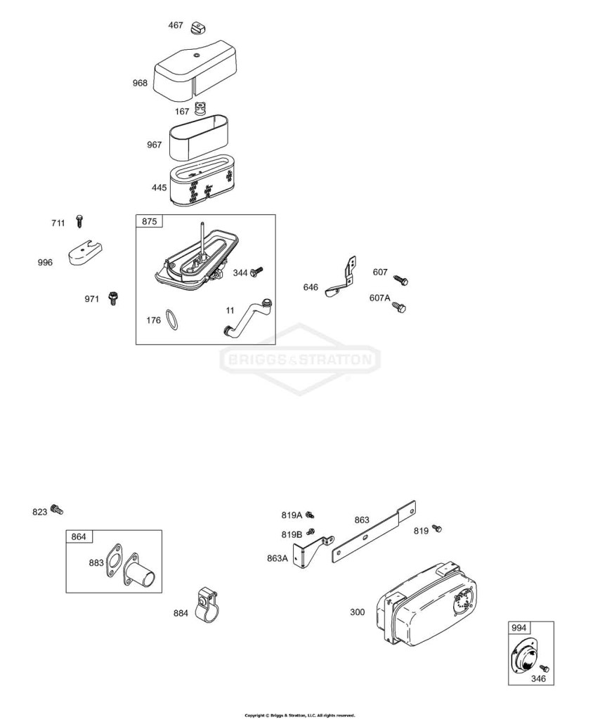 Air Cleaner, Muffler