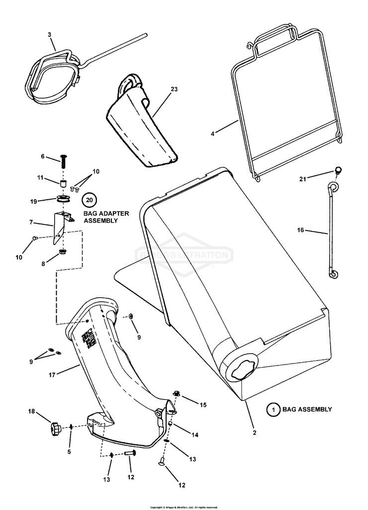 GRASS BAG COMPONENTS