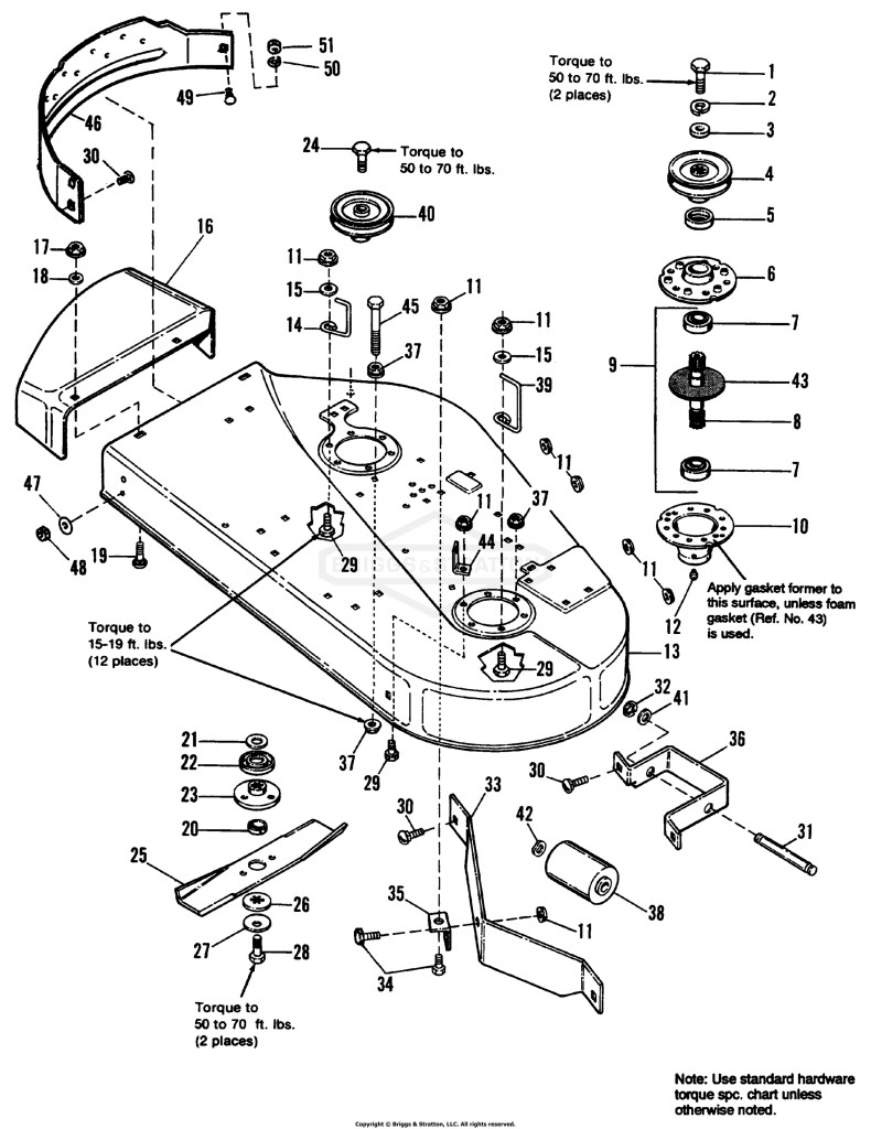 36 Mower Deck & Arbor Group