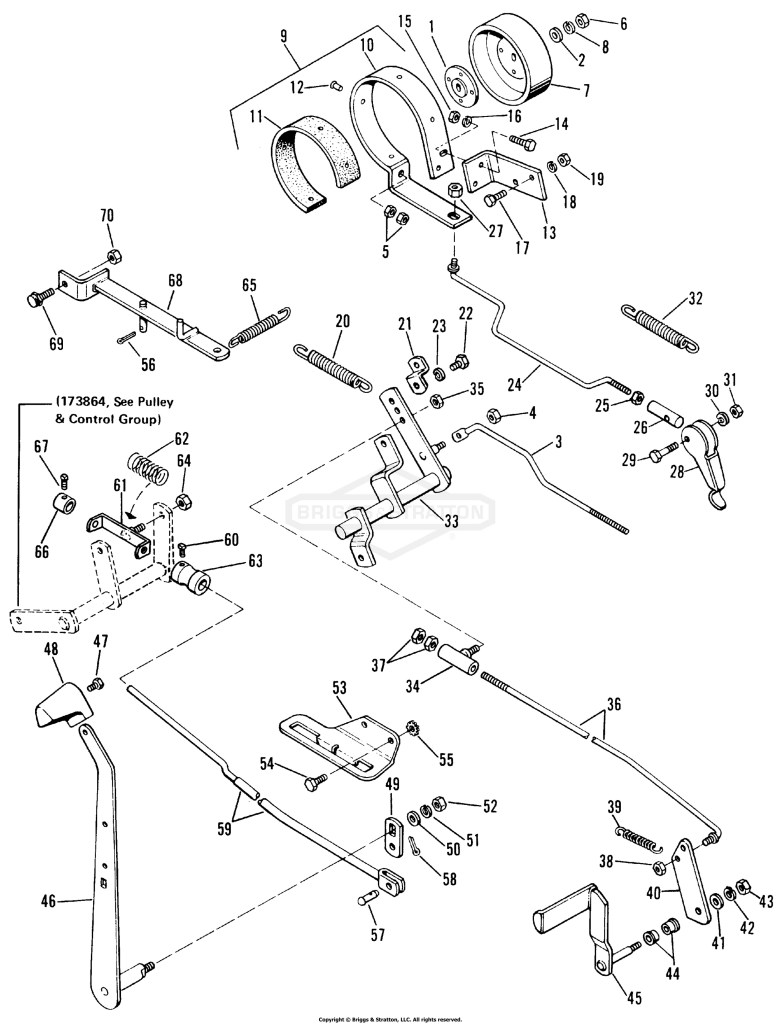BRAKE AND LEVER GROUP