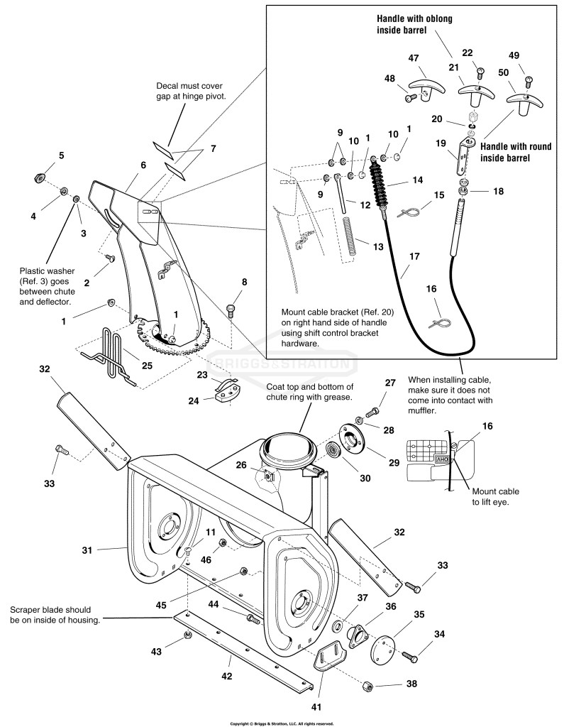 Auger Housing and Chute Group - 32