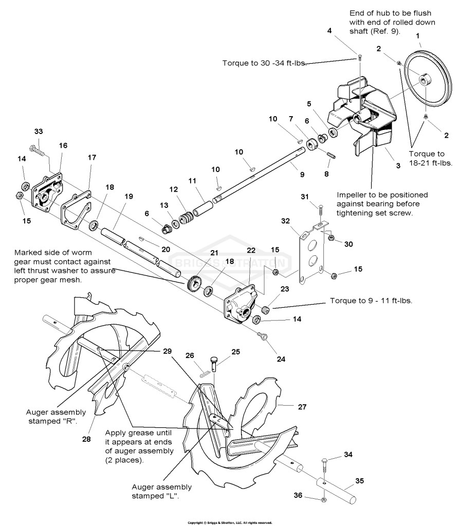 Auger and Impeller Group - 38