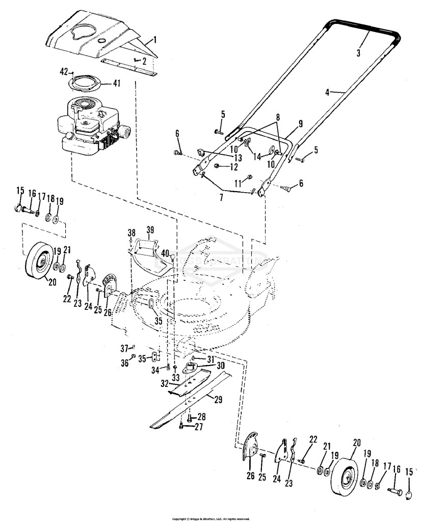 21 Mower Group - Self Propelled and Electric Start (3839I03)