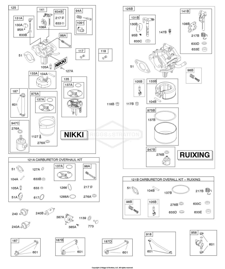 CARBURETOR, FUEL SUPPLY, KIT - CARBURETOR OVERHAUL