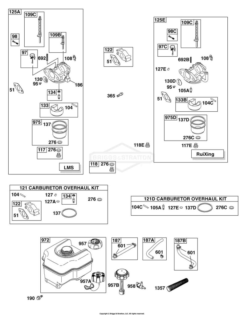 Carburetor, Fuel Supply