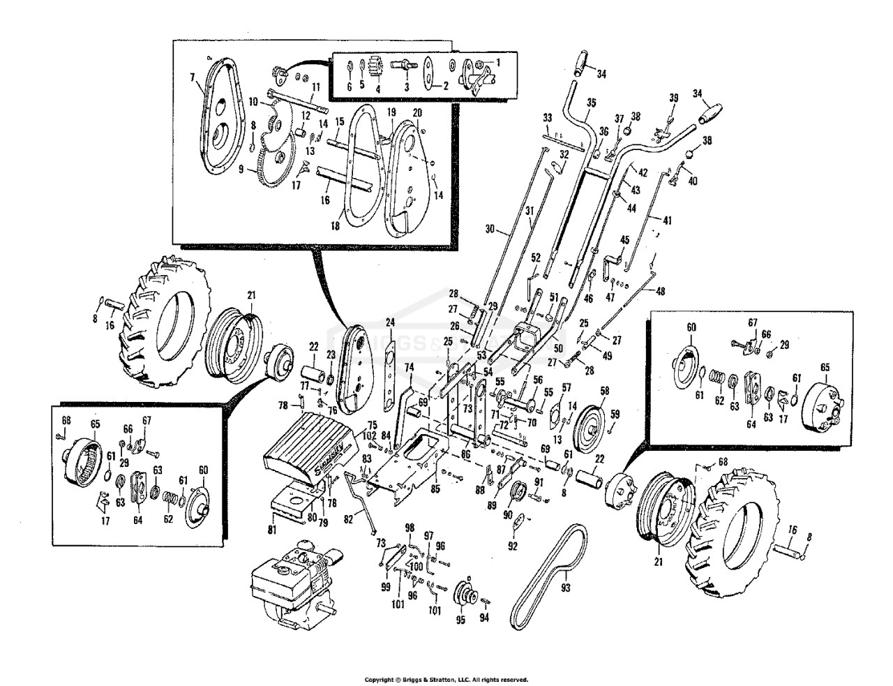 Tractor Group - Parts List (3568I01)