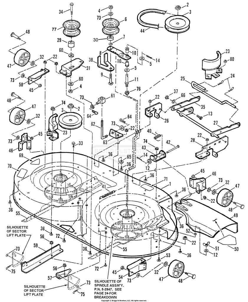 38 Cutting Deck, Belts, Brakes