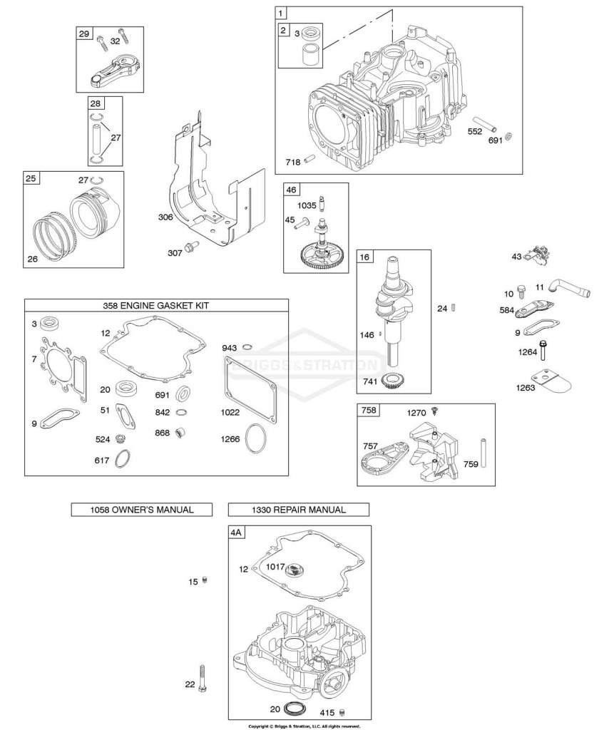 CAMSHAFT, CRANKSHAFT, CYLINDER, ENGINE SUMP, GASKET SET - ENGINE, PISTON, RINGS, CONNECTING ROD