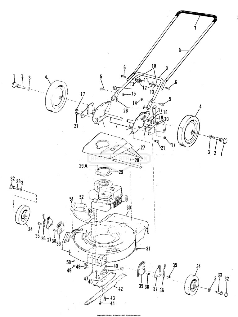 21 Push Mower Group (3839I02)