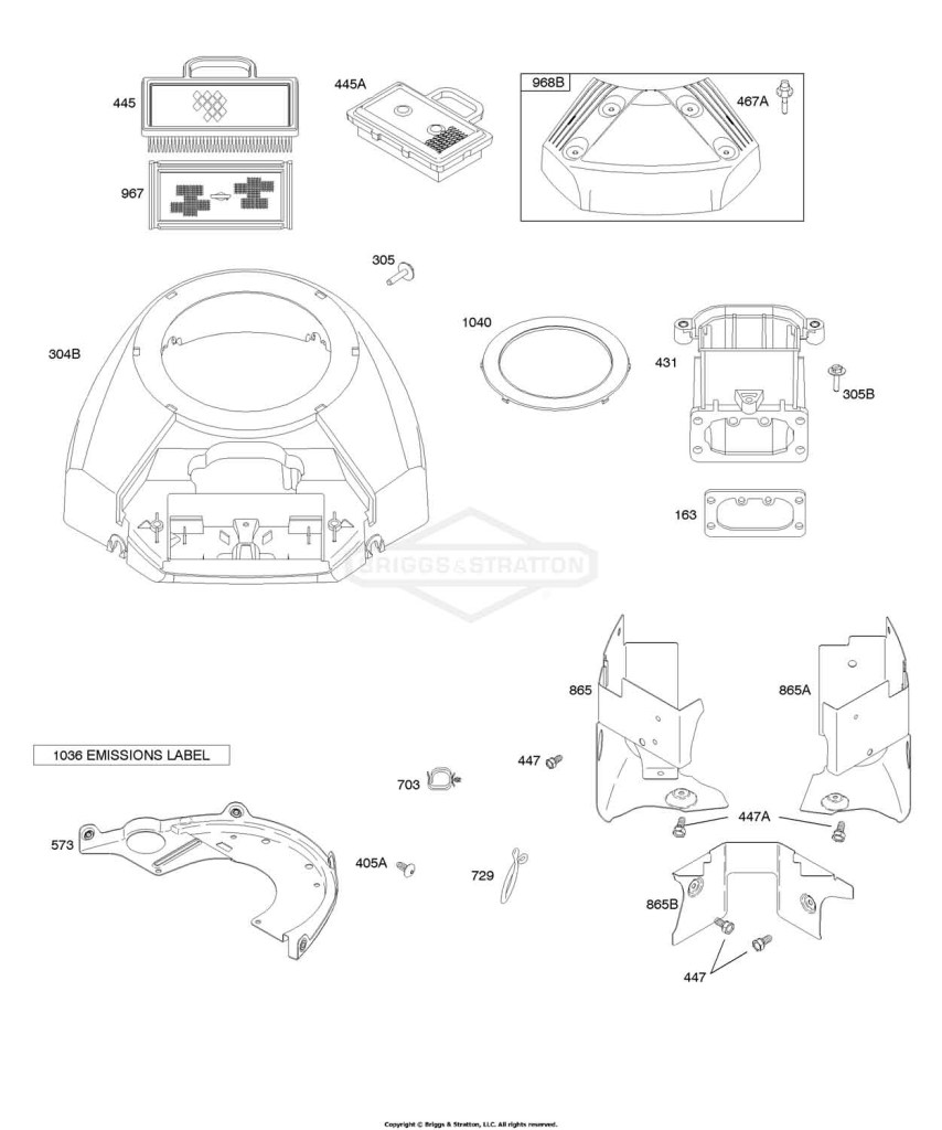 Air Cleaner, Blower Housing