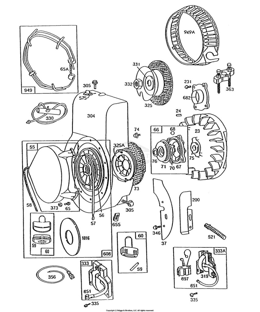 Blower Hsg,Flywheel,Rewind