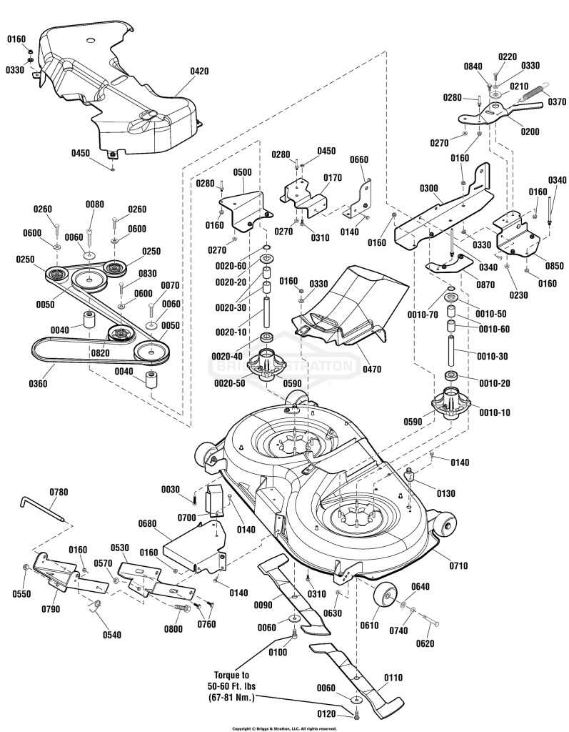 107cm Mower Deck