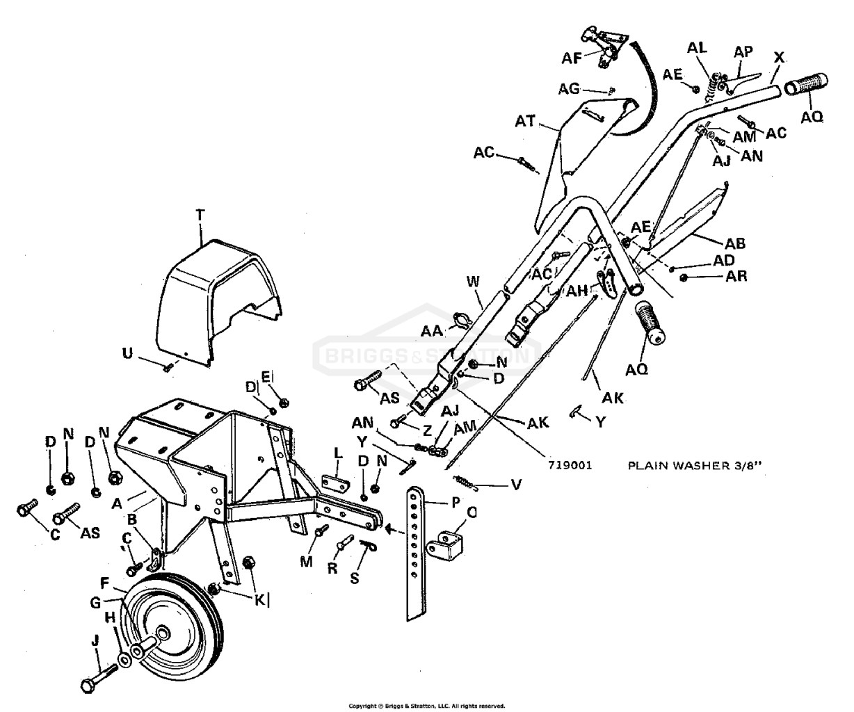 Frame, Handles and Controls Group (1645I01)