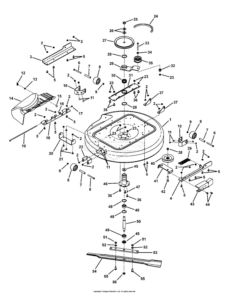 33 Mower Deck Group
