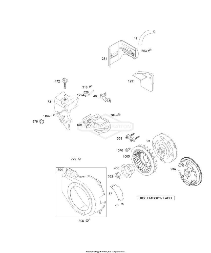 Blower Housing/Shrouds, Flywheel Group