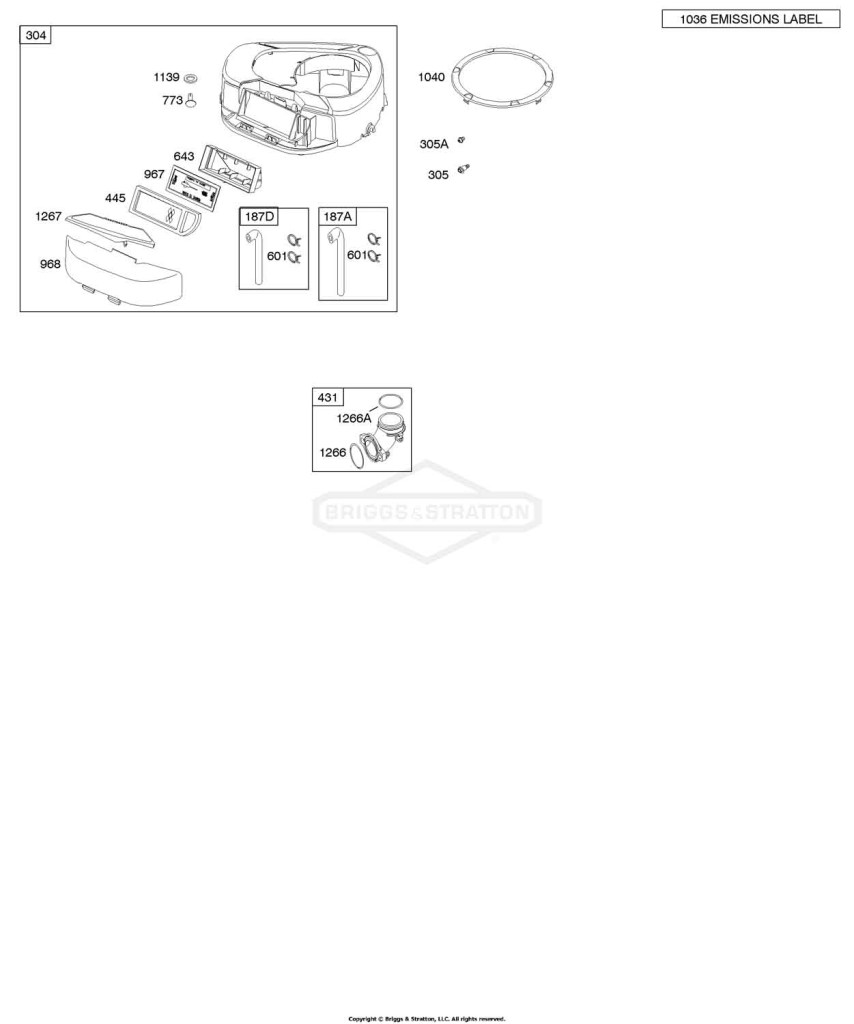 Air Cleaner, Blower Housing