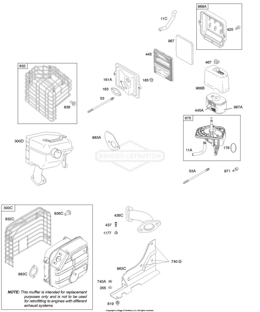 Air Cleaner, Exhaust System