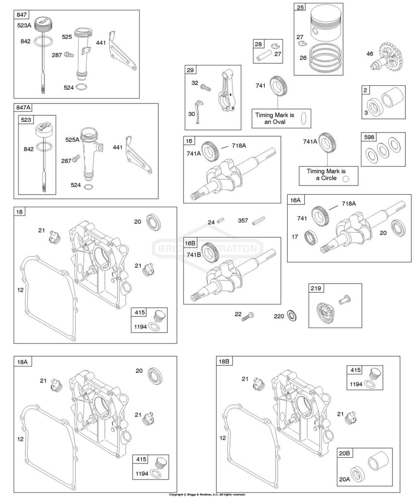 Camshaft, Crankcase Cover/Sump, Crankshaft, Lubrication, Piston/Rings/Connecting Rod