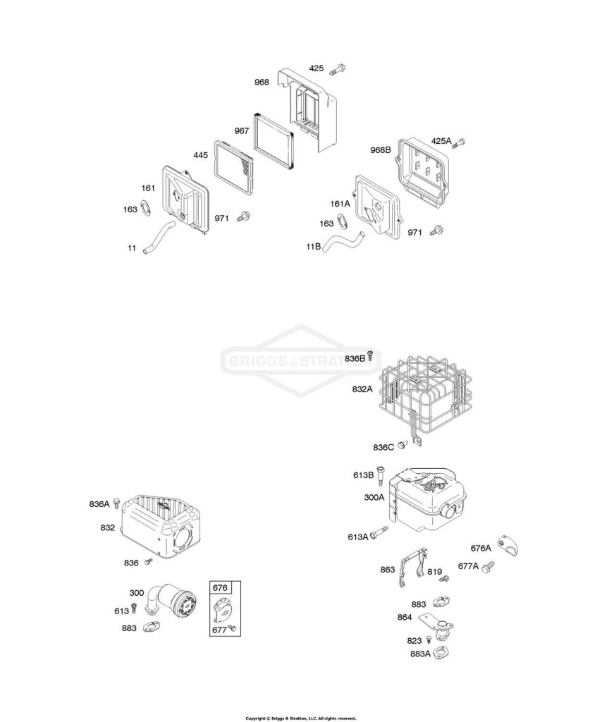 Air Cleaner, Exhaust System