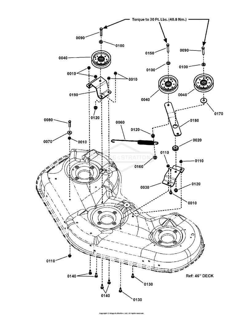 46 Deck Idler Group (7501995)
