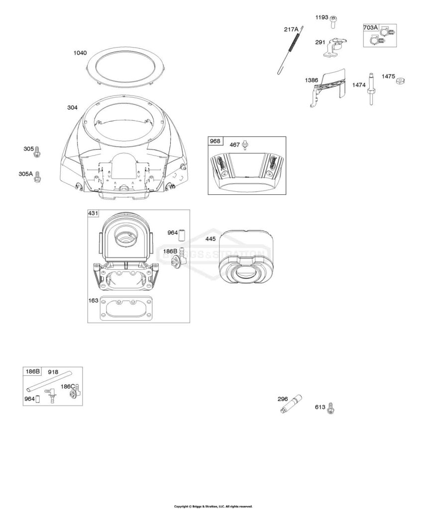 Blower Housing, Air Cleaner