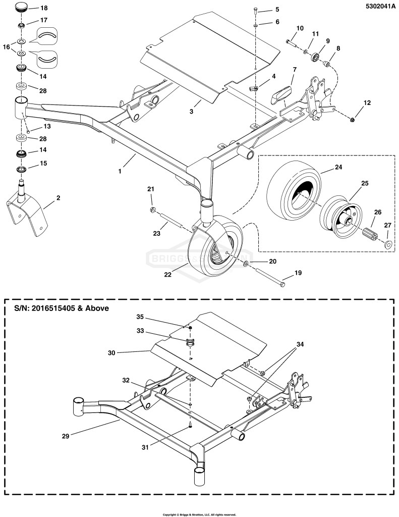 72 Mower Deck - Front Frame