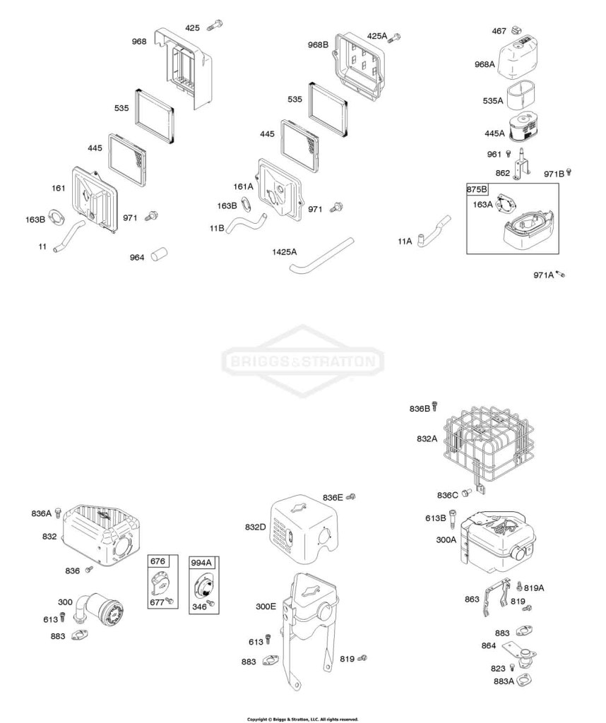 Air Cleaner, Exhaust System