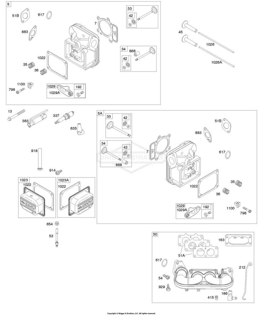 Cylinder Head, Rocker Arm Cover, Intake Manifold