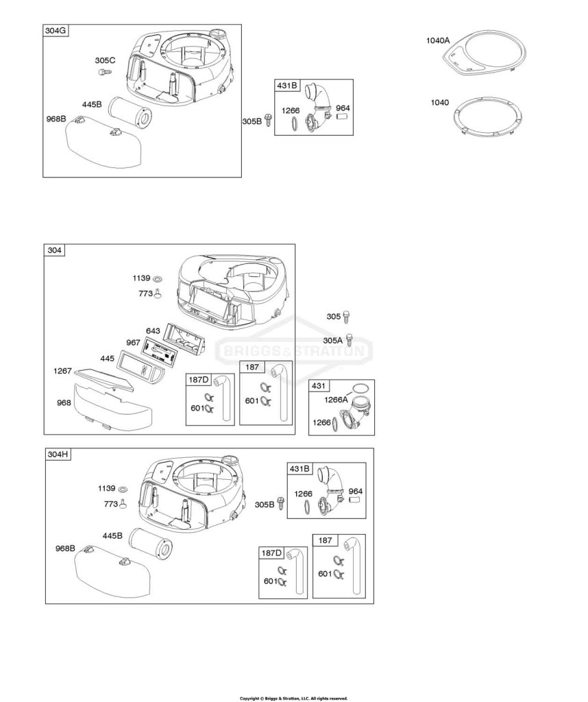 Air Cleaner, Blower Housing