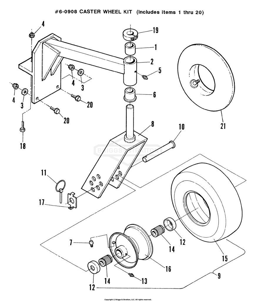 Caster Wheel Assembly