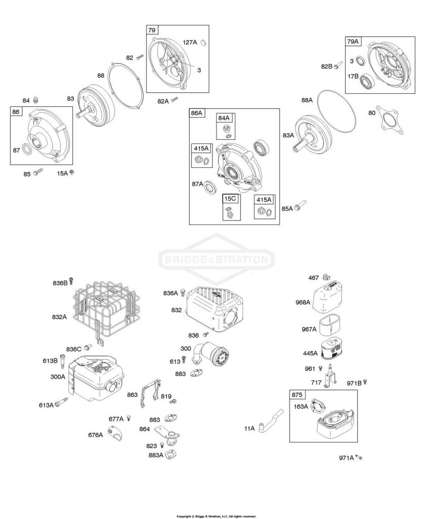 Air Cleaner, Exhaust System, Gear Reduction