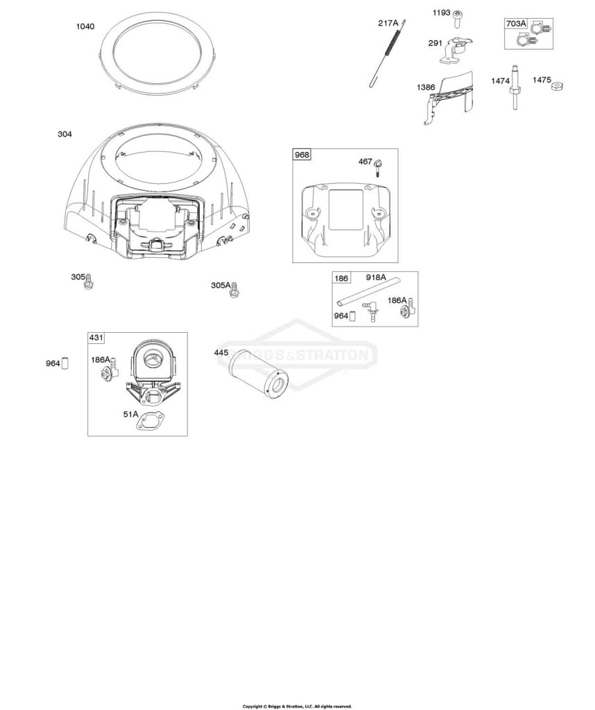 Blower Housing, Air Cleaner