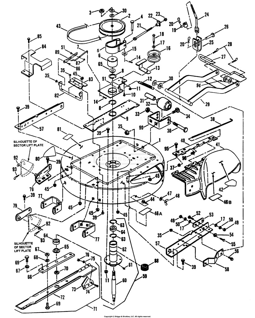 33 Cutting Deck, Belts, Brakes