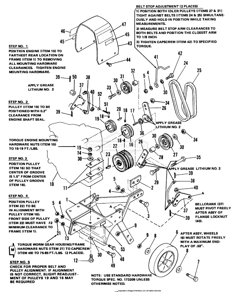 Frame, Engine & Drive Group