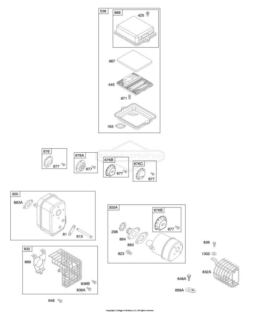 Air Cleaner, Exhaust System