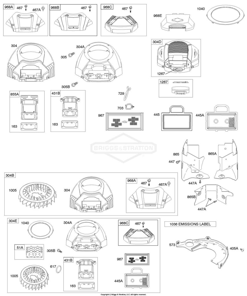 Air Cleaner, Blower Housing