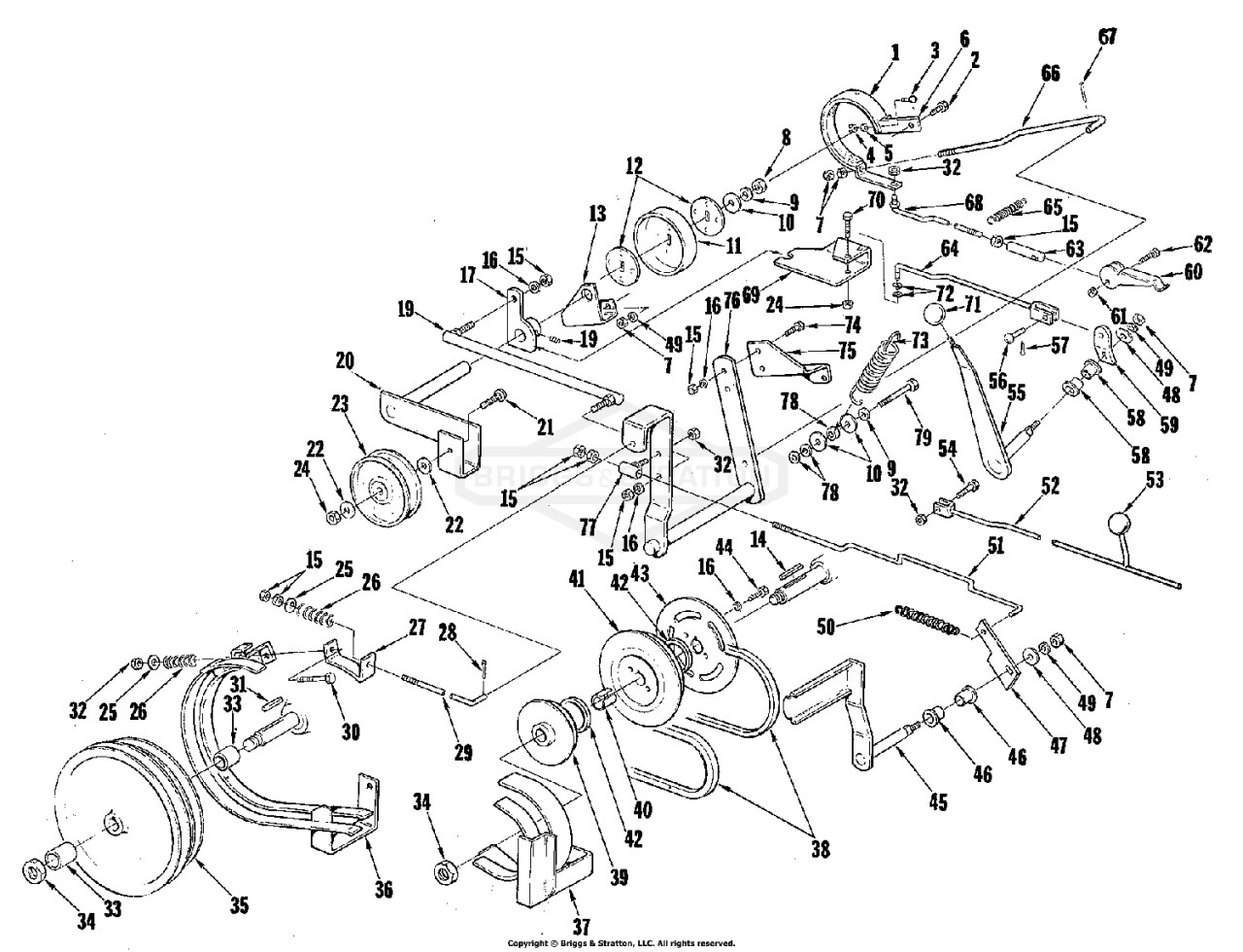Clutch, Brake & Dual Range Group (3858I12)